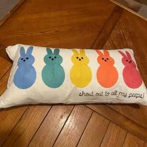 Easter Peeps decorative pillow